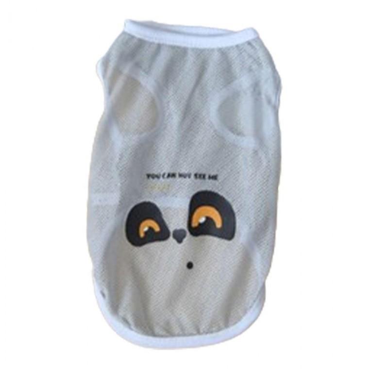 쿨링 강아지 메쉬 동물 나시티 그레이 4XL 1P 여름