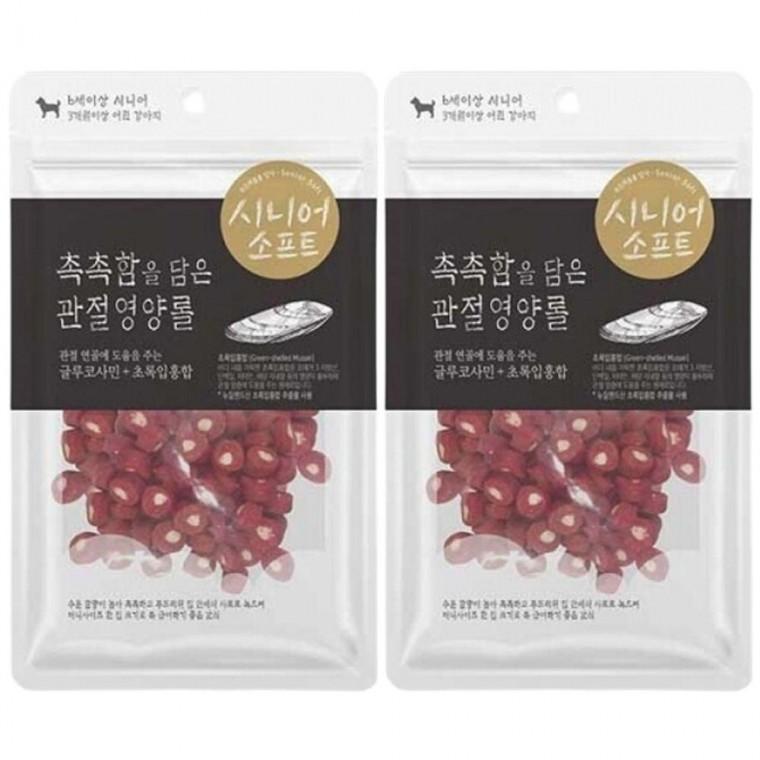 간식 노령견 관절영양롤 100g 2P 반려견 소프트 스낵