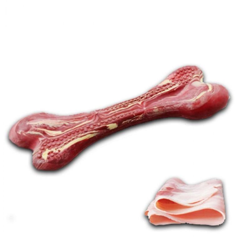 맛있는향 강아지 덴탈 토이 베이컨 S 1P 잇몸 마사지