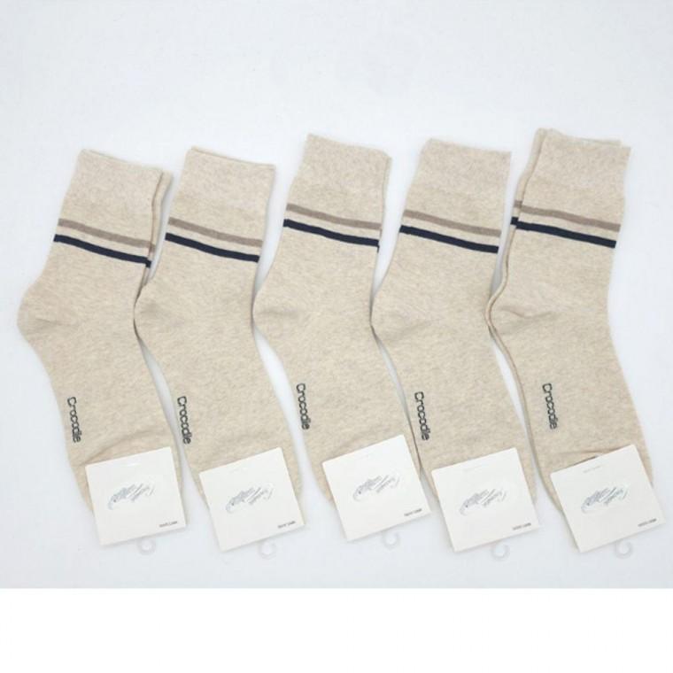 발목두줄 남자 중목 양말 5켤레 데일리 구두 정장