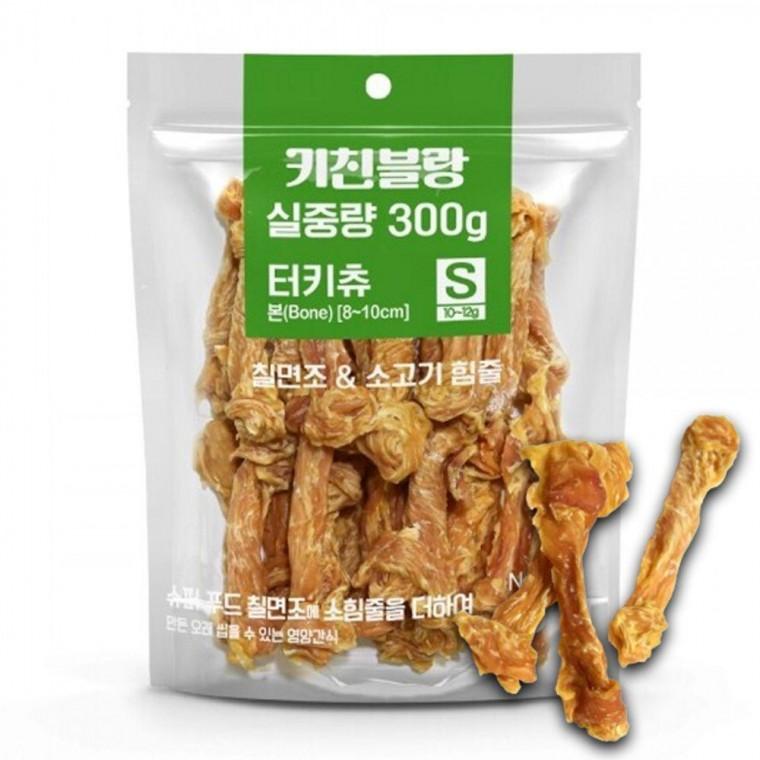 터키츄 강아지 본타입 S 300g 1P 오래먹는 육포 간식