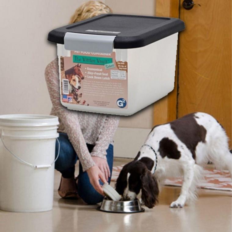 사료 강아지 보관통 홈8 1P 4kg 보관 고양이 간식함