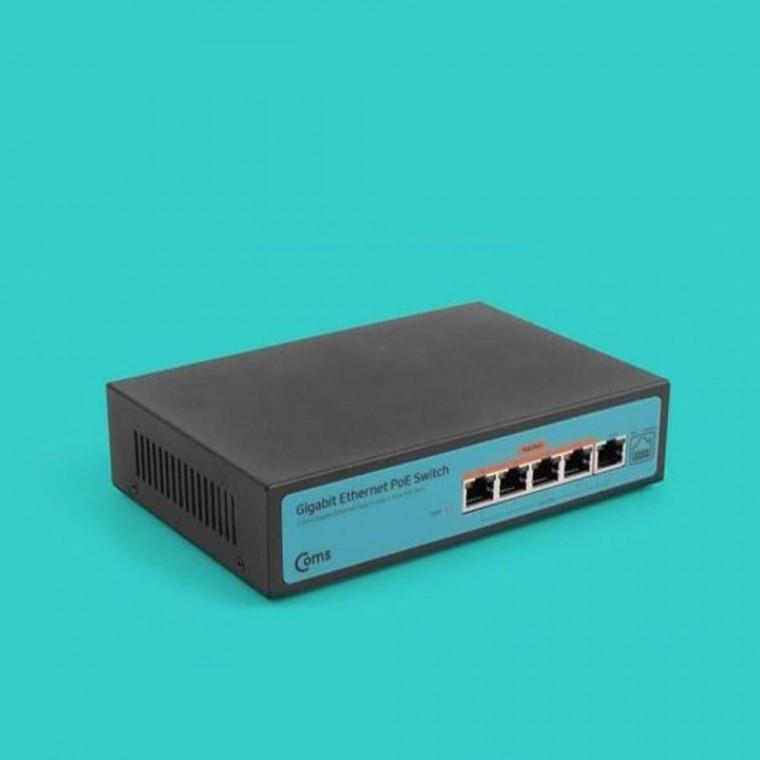 5포트 기가비트 GbE PoE 스위치허브 1000Mbps