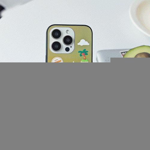 트라이코지 애니멀 썸머비치 미러 범퍼 케이스 갤럭시S26 17 S25 A23 A24 54 A34 16 15