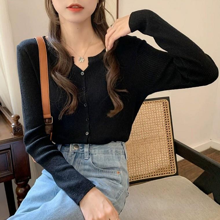 여성 니트 가디건 소프트터치 데일리 아우터