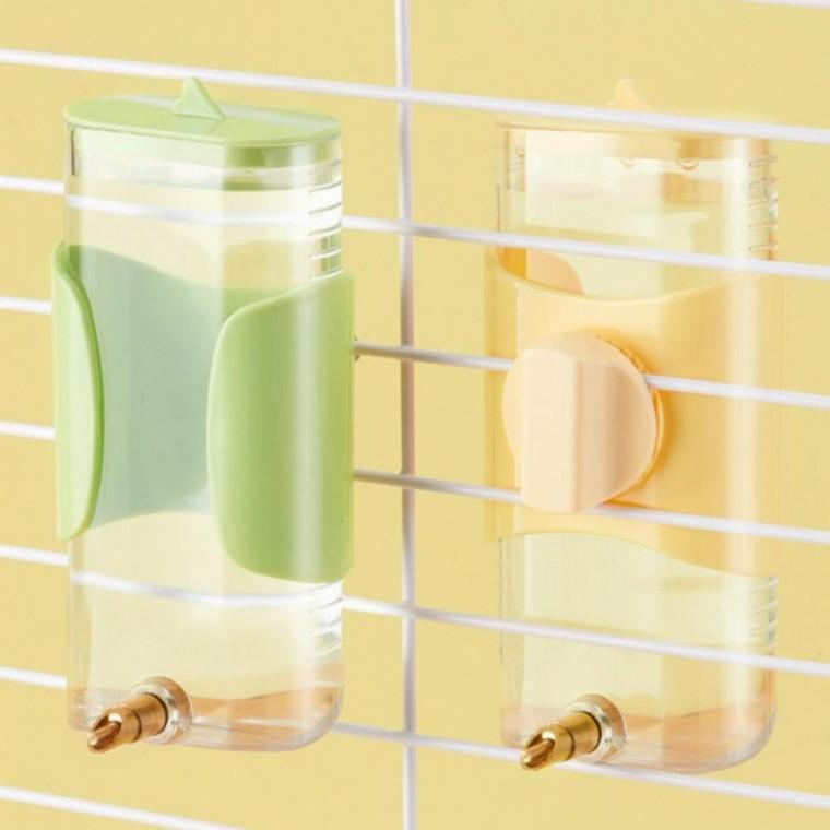 앵무새 높이조절 급수기 280ml 걸이식 새 물통 조류용