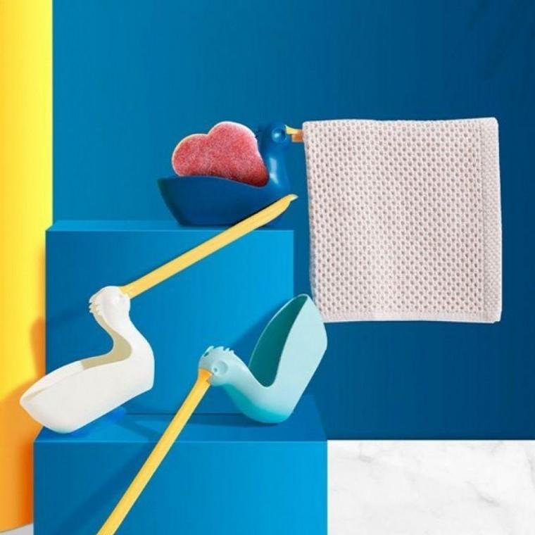 펠리컨 수세미 수납 행주걸이 스펀지 거치대 건조대