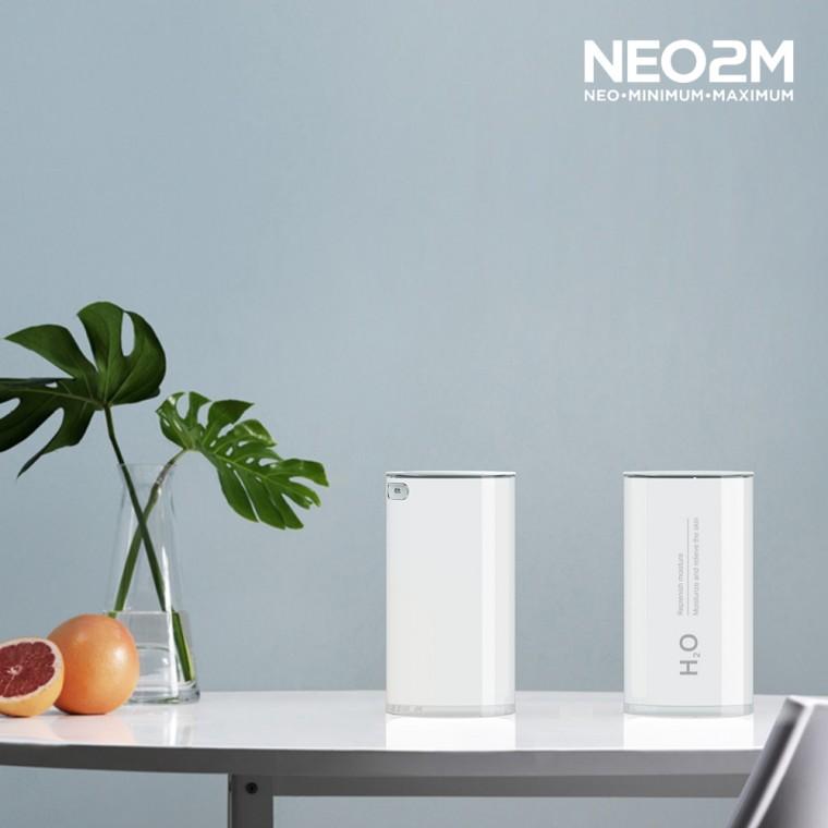 NEO2M 미니 무드등 가습기 907 / 심플한 화이트 디자인