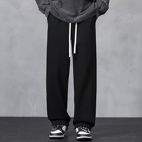 남성 2컬러 데일리 모던 롱 와이드 팬츠 IS-PA93