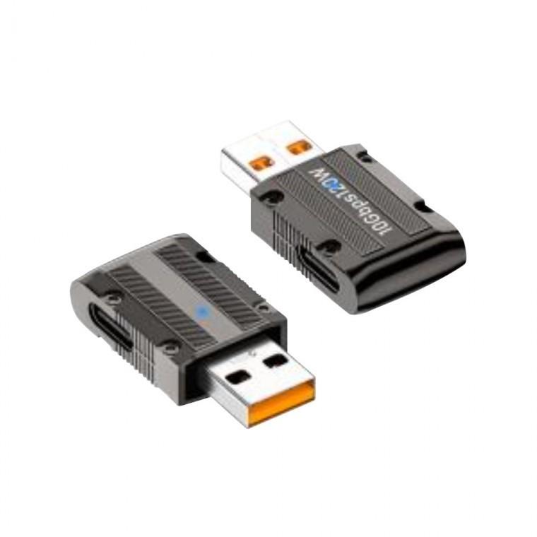 USB 3.0 C타입 좌향젠더 120W F M 케이블 10Gbps 미니 차량용 음악 데이터전송 충전