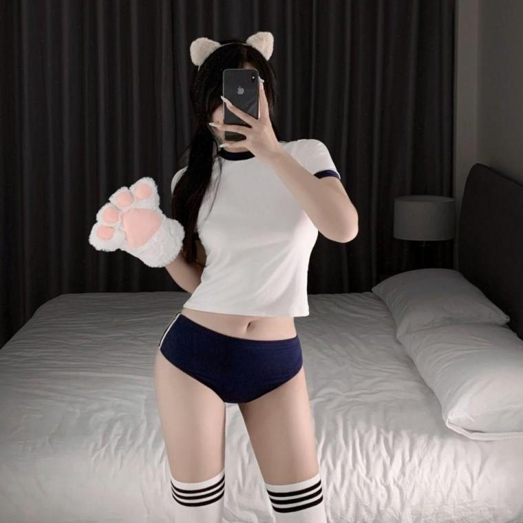 커플 부루마 코스프레 속옷 파티룩 섹시코스 커플 교복스타일 커플속옷 의상