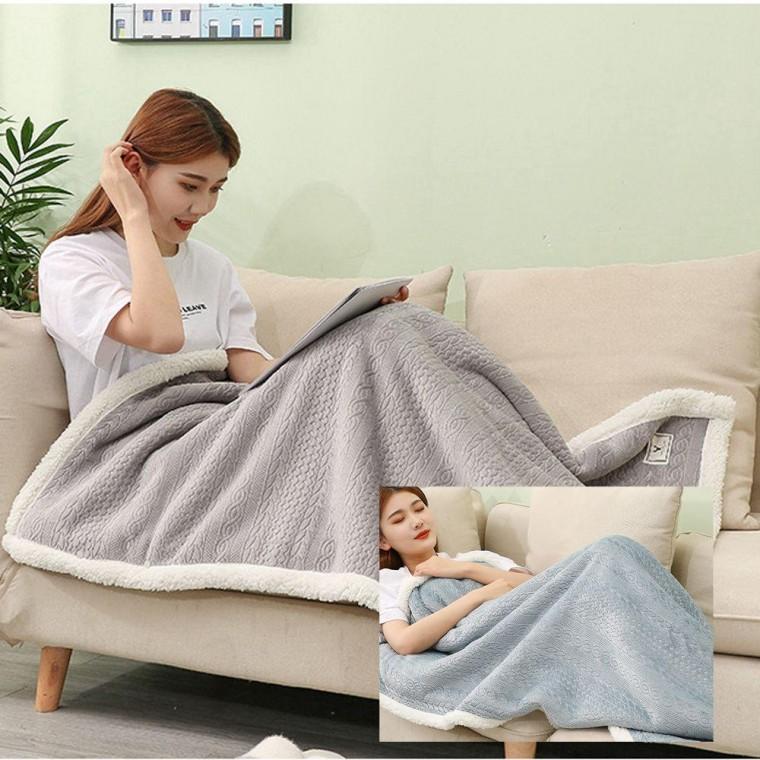 양털 담요 똑딱이 무릎담요 망토 소파 대 사무실 캠핑 차량 차박 카페 수험생 여행