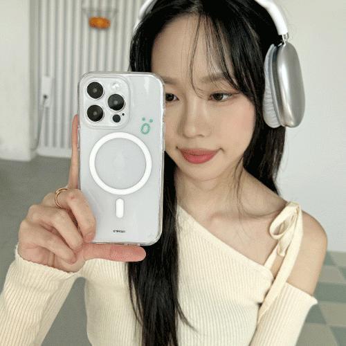 트라이코지 말랑말랑 베이직 투명 클리어 렌즈 가드 맥세이프 케이스 17 S25 A15 A16 M156