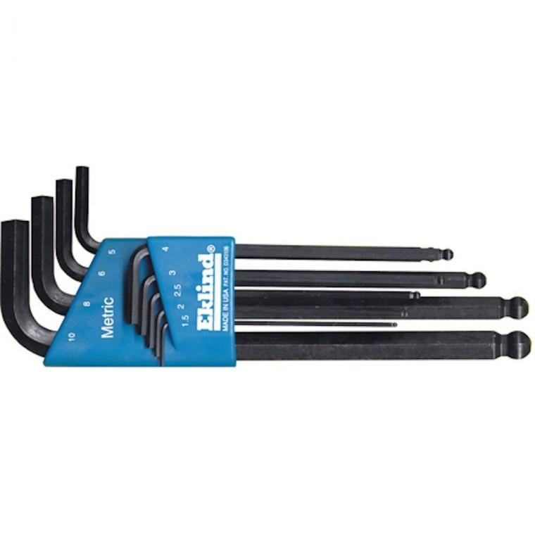 Eklind 육각렌치 볼렌치 세트 9종 볼엔드 L렌치 1.5 10mm