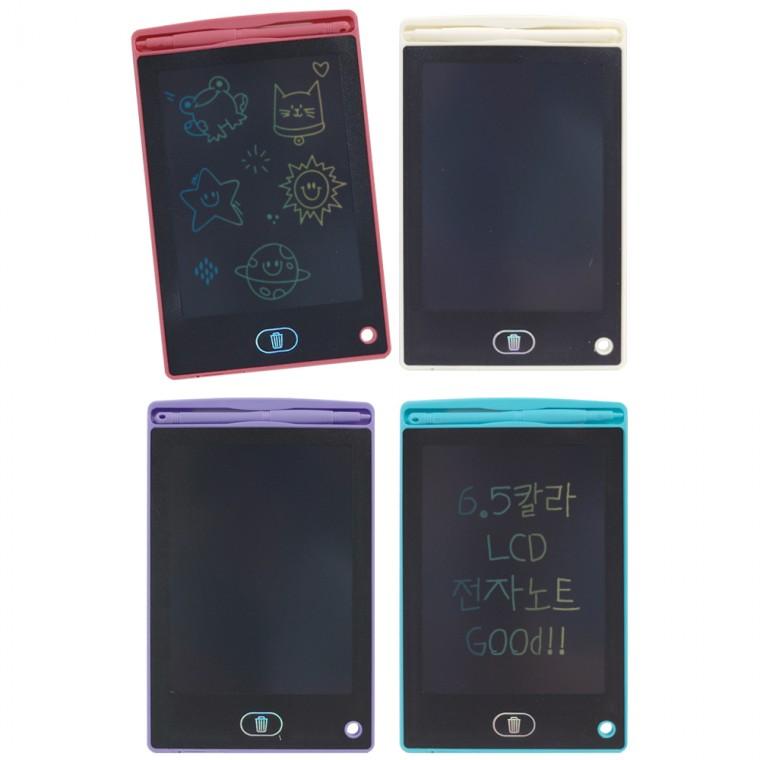6.5 칼라 LCD 전자노트 가성비 드로잉패드 (4개)