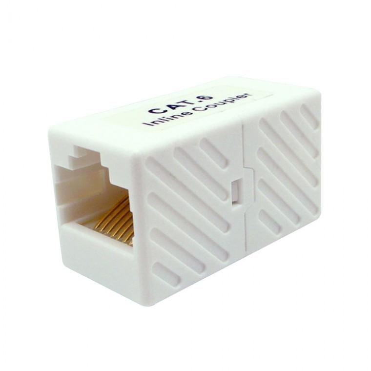 CAT6 RJ45 커플러 화이트 8P8C 랜케이블 랜선 연장 잭