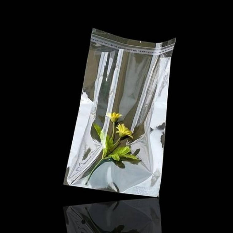 비타공 접착식 투명 PP 봉투 40X 55cm 접착4 100장