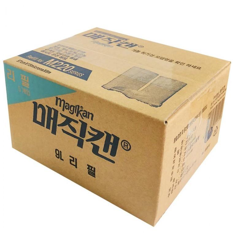 매직캔 쓰레기통 전용 리필 봉투 9L 5개입 휴지통