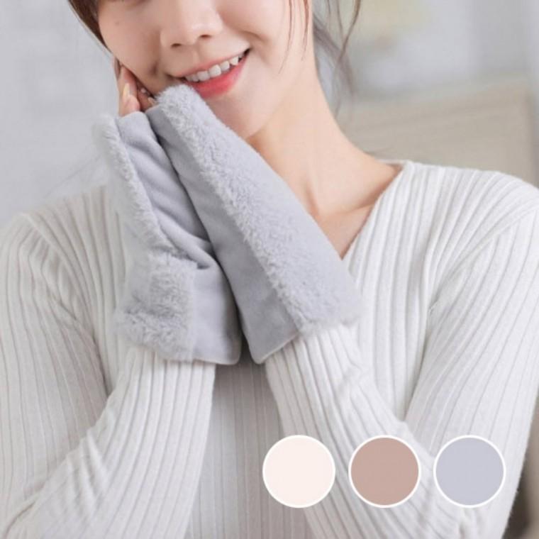 따뜻하고 부드러운 보들 퍼 소재 따뜻 핸드워머
