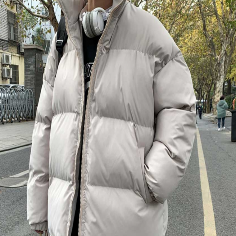 남자패딩점퍼 95 100사이즈 데일리 베이직 하이넥 패딩 점퍼 출퇴근 현장근무복
