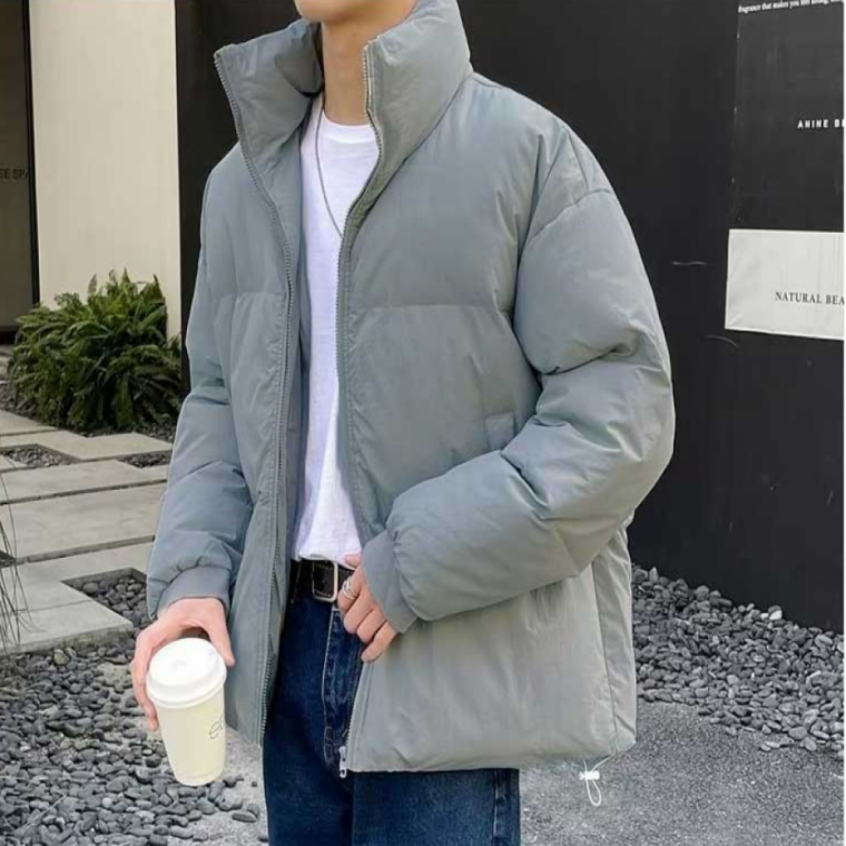 남자패딩점퍼 100 105사이즈 캐주얼 패딩 잠바 하이넥 베이직 출퇴근 현장근무복