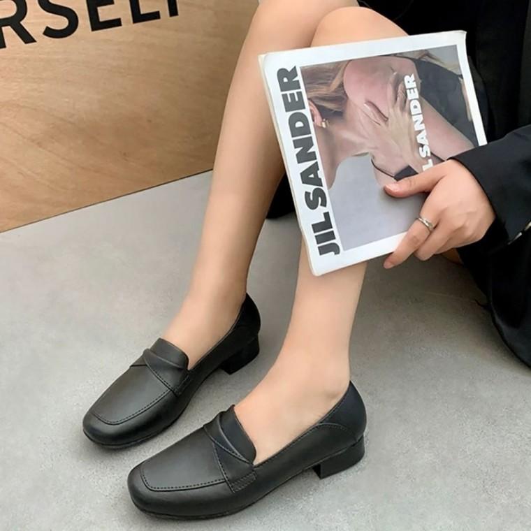 오피스룩 패션 캐주얼 로터 구두 단화 여자 단정한 스타일 편한신발 여자편한신발 여성단화구두