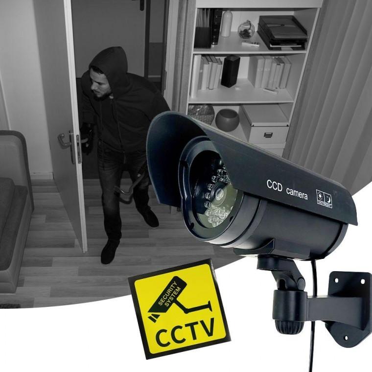 방범용 회전형 모형 가짜 카메라 CCTV cctv 씨씨 티비 실외 감시