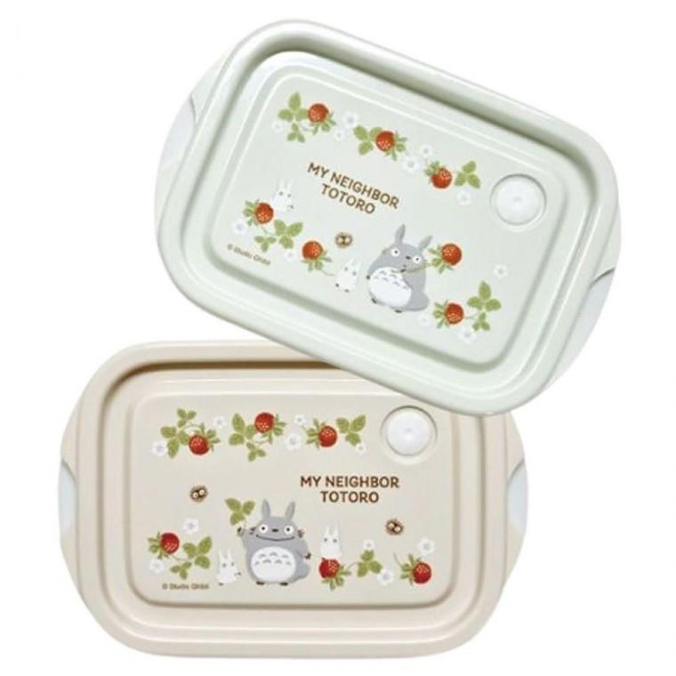 전자렌지용기 전자렌지반찬통 2개 1P 간편 용기 토토로산딸기 500ml 찬기 에어밸브