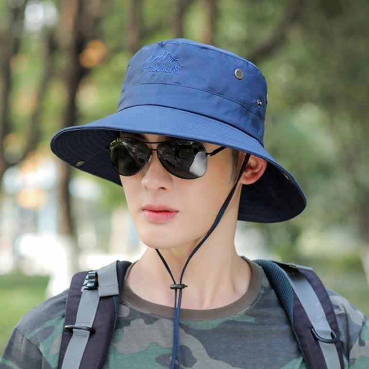 깔끔한 디자인 남성 트레킹 등산 아웃도어 버킷햇 모자 남자 벙거지 자외선 차단 여자