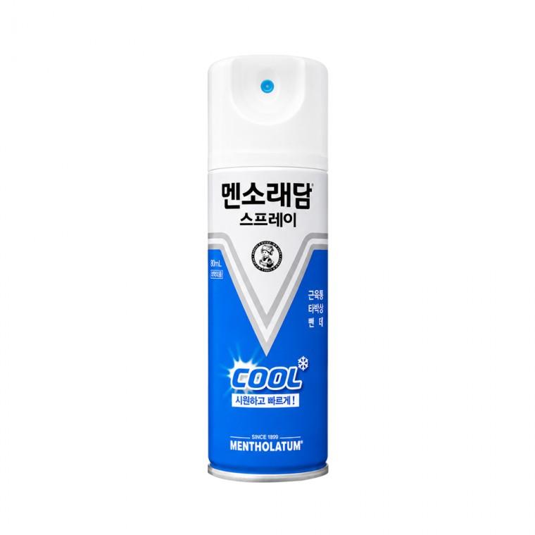 멘소래담 스프레이 쿨 180ml 쿨타입 타박상 통증완화 뿌리는 에어파스