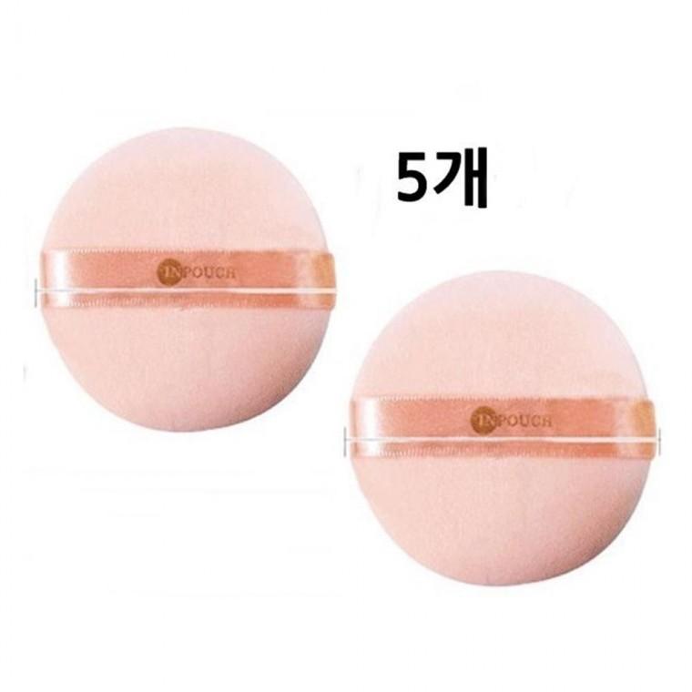 5P OPP면분첩(중) 퍼프 분첩 미용 퍼프 미용도구 미용용품