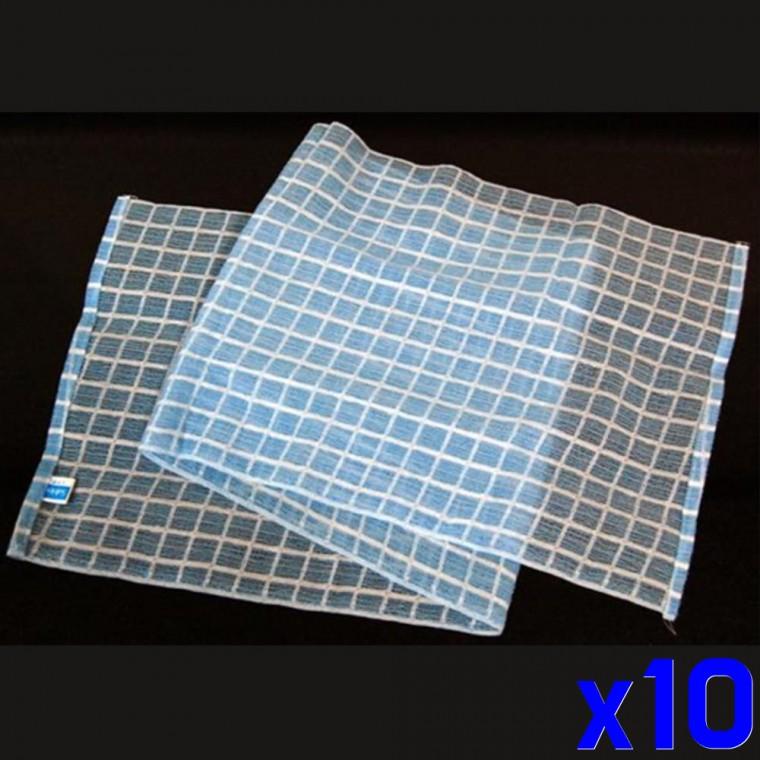 스퀘어 샤워거품 타월 30x100cm x10개-색상랜덤발송