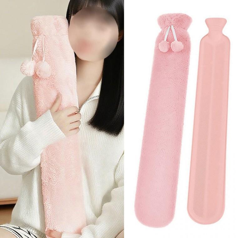 2500ml 대용량 롱 보온 물주머니 커버포함 핫팩 대체용 롱타입 다리 복부 온찜질 핫팩
