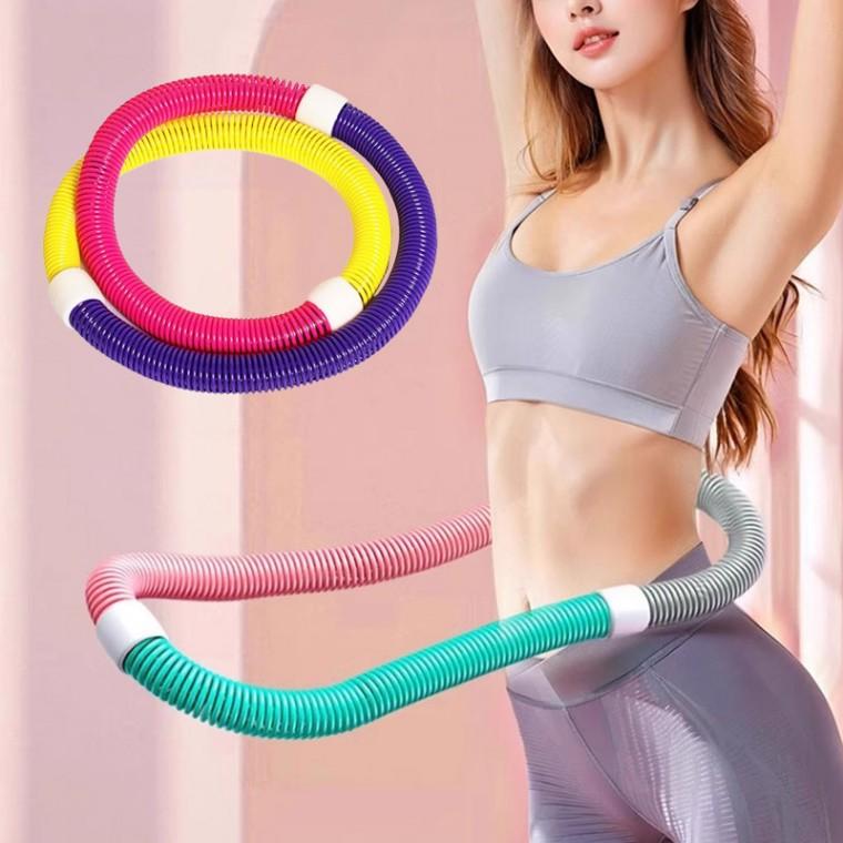 PVC 소재 스프링 훌라후프 홈트 운동용품 M13280