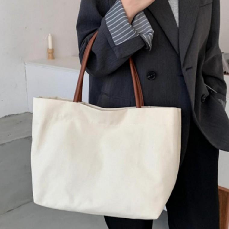 캔버스 가방 숄더백 심플 기본 데일리 캐주얼