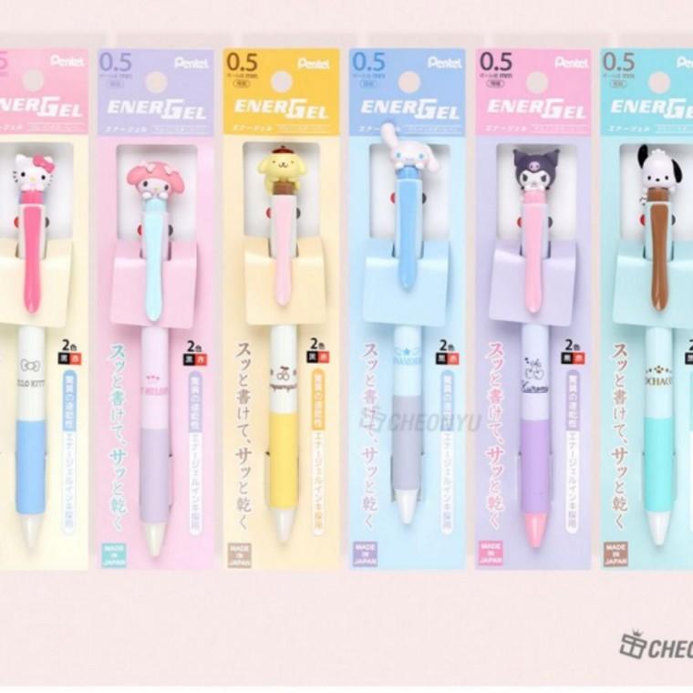 2색 볼펜  0.5mm 에너겔 피규어