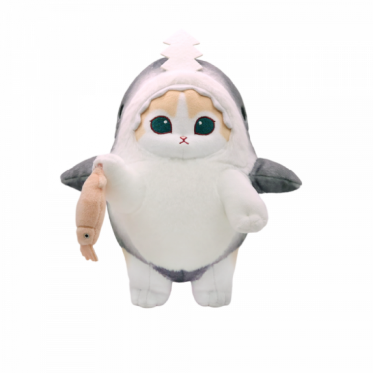 모후샌드 (25cm) 상어 크림냥 코스튬