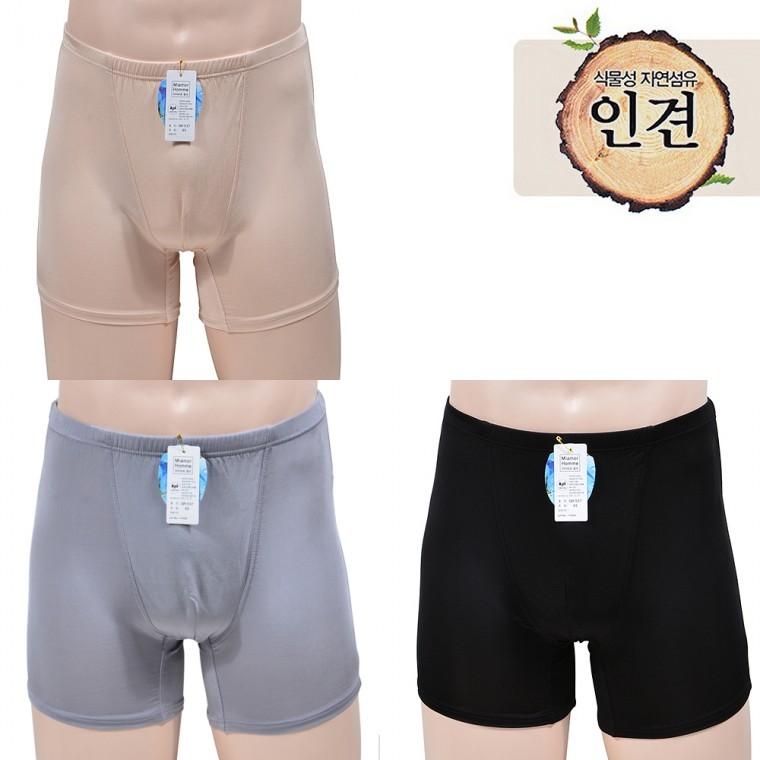 국내생산 섬유 인견 남성  냉장고팬티 흡습속건 남자 사각팬티 여름 트렁크