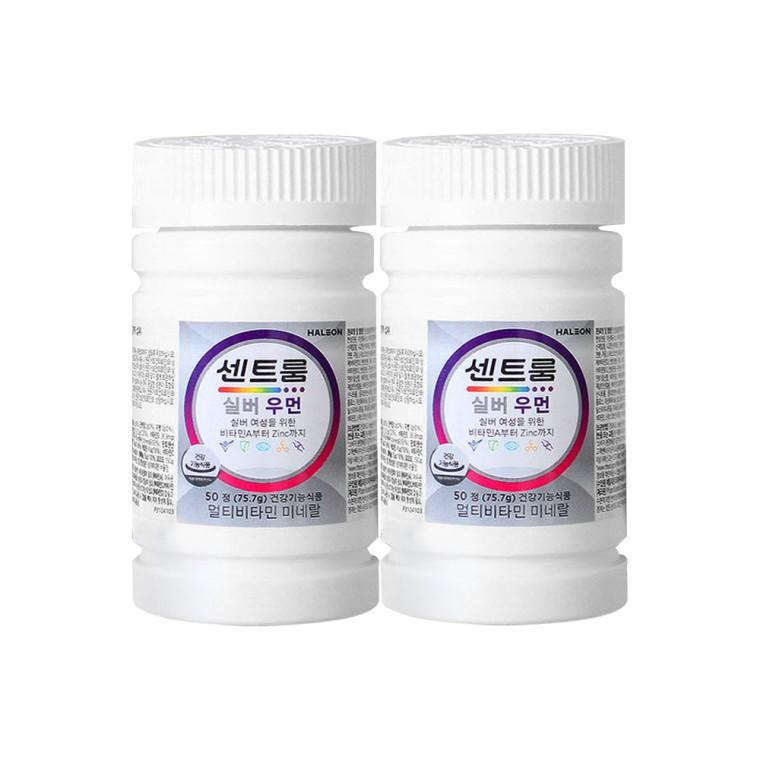 50정 미네랄 멀티비타민 센트룸 x 실버우먼 2박스