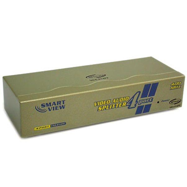 STEREO VGA 벽걸이형 분배기 1대4 모니터 음향분배