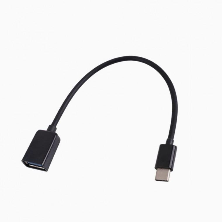 3.1 C타입블랙 15cm 젠더 변환 USB OTG