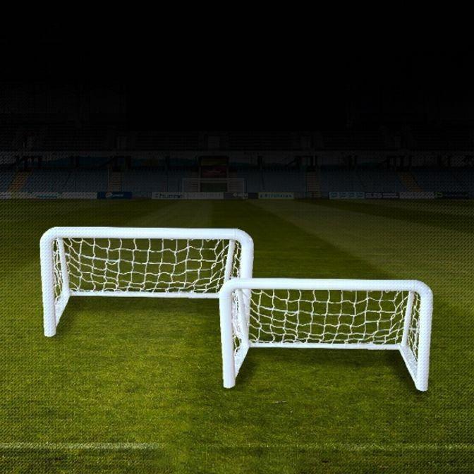 2개 미니 축구 이동식 골대 골대 스카로 풋살 축구