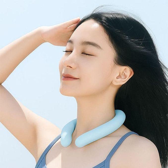쿨링 얼음 블루 넥쿨러 아이스팩 목걸이  아이스 목도리 목 냉각 여름 2개