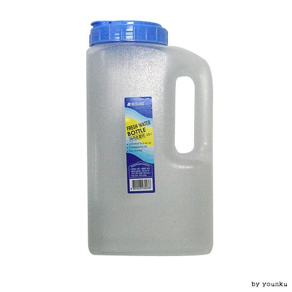 보성사각 손잡이물병2.5L -H/냉장고물병/물통/피크닉