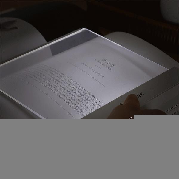 여행 휴대용 공부 독서등 밝기조절 LED 패널 북라이트