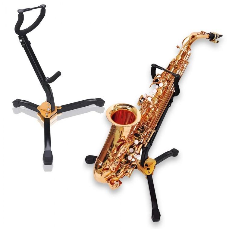 색소폰 스탠드 거치대 트라이앵글 관악기 받침대 홀더 악기 행거 보관대