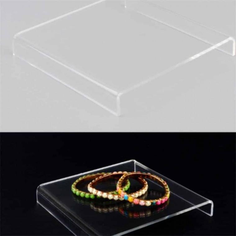 정사각 아크릴 진열대 150x150x20mm 화장품진열 마트진열대 아크릴거치대 디피용진열