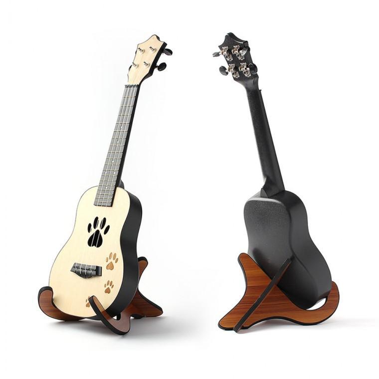 기타받침대 기타스탠드 우든스타 우쿨렐레 거치대 2p세트