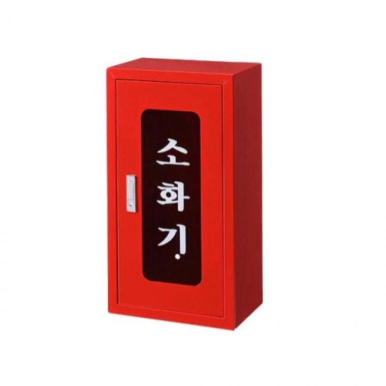 소방용품 스틸함 노출형 소화기 거치대 보관함 1구