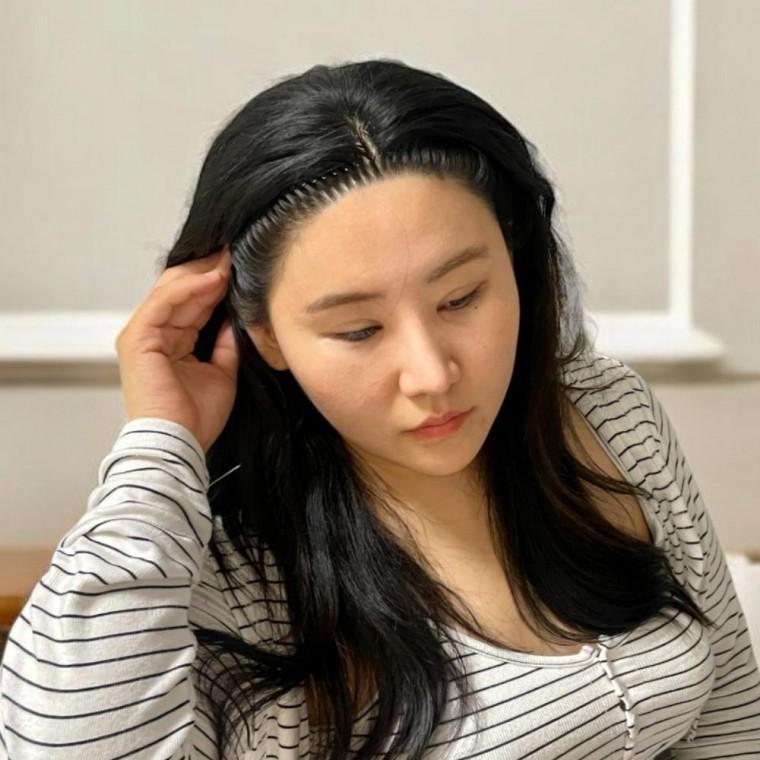 30cm 잔머리 올림머리 헤어 고정핀 고정핀 정리핀